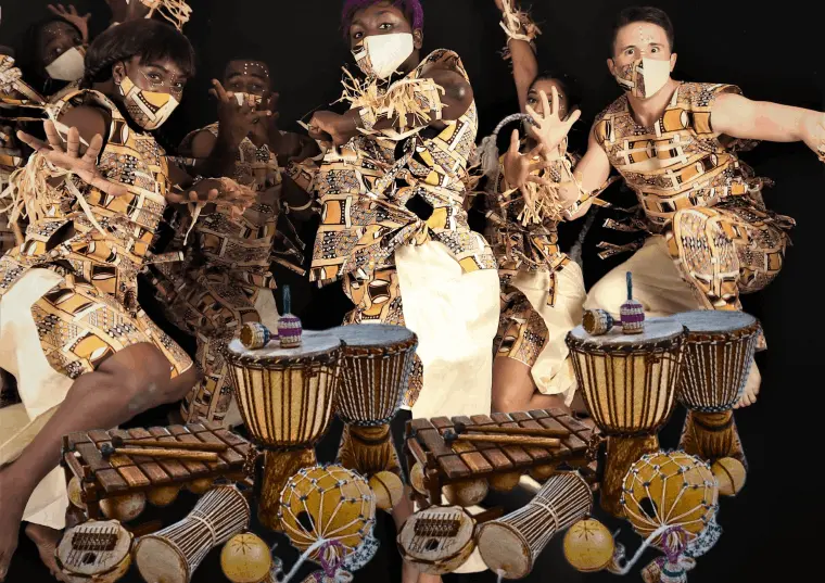 Danse africaine en percussion